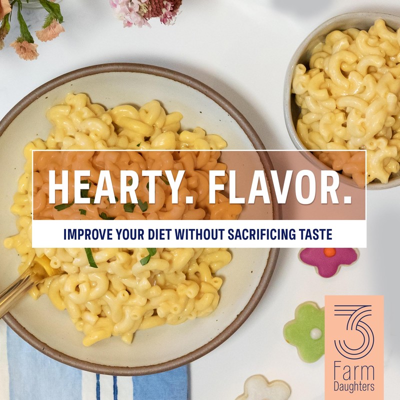 Three Farm Daughters High Fiber Elbow Macaroni Pasta Pack, Low