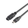 PASOW FireWire Cable de 9 pines a 4 pines IEEE