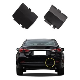 Goholy Car Rear Bumper Tow Hook Cover Compatible with Mazda 6 Atenza 2013 2014 2015 2016 2017 2018 Trailer Cover Cap GJR9-50-EK1-51 Small Lid Towing Eye Cap Unpainted