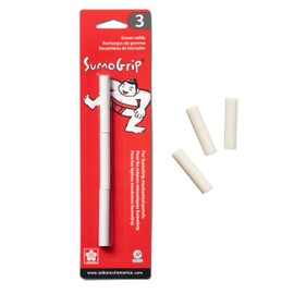 Sakura SumoGrip Mechanical Pencil Eraser Refill - Eraser Refills for 0.5 mm, 0.7 mm, and 0.9 mm Mechanical Pencils - 3 Eraser Refills