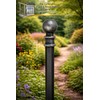 UHRIG Fence Spike with Iron Ball Forged Steel Rustic Wrought
