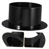 Gatuida Portable Duct Connector Flange Abs Air Outlet for Exhaust