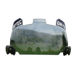 GIKYTEC Football Helmet Visor, Scratch Resistant, for Helmet Fits Youth and Adult Football Helmets (Clear Black)