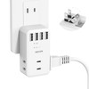 MSCIEN MSCIEN Outlet Tap USB Power Strip USB Lightning Guard