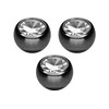 PIERCINGLINE Titanium Screw Ball Set, Crystal, Replacement Balls, Choice of