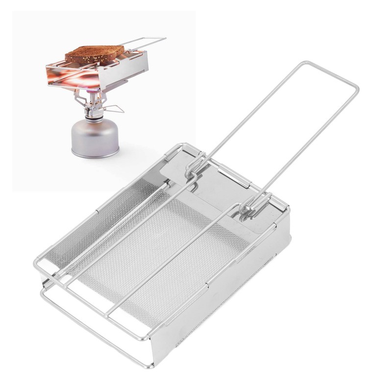 Folding Toaster Stainless Steel Versatile Mini Portable Toaster for Bread