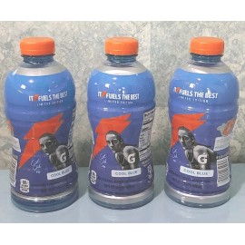 Gatorade LOT OF 3) Caitlin Clark Gatorade Cool Blue 28 oz. Full Bottle ~ limited edition