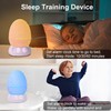 Alarm Clock with Sunrise Simulation Wake Up Egg Light, Portable