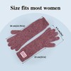 Andiker Women’s Winter Gloves, Warm Comfortable Elastic Knitted Winter Gloves