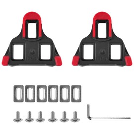 UYVPAER 1 Pair of Bike Cleats, Road Bike Pedal Plates Cleats for Shimano Spd SL, Bicycle Cleats, for Spin Shoes, Compatible Shimano Cleats Spd SL (Sm-Sh10/Sm-Sh11/Sm-Sh12), for Road Bike/Competition