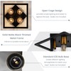 Semi Flush Mount Ceiling Light Fixture, 4 Light Industrial Ceiling