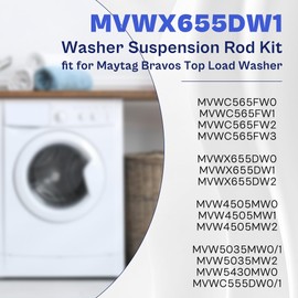 MVWC565FW2 W11027174 Suspension Rod fit for Whirlpool Maytag Bravos XL Kenmore Washer Parts WTW5000DW1 MVWX655DW1 MVWC565FW1 WTW5000DW2 WTW5000DW3 W10821710 W11228718 W11033491 W11130362 prime&swift