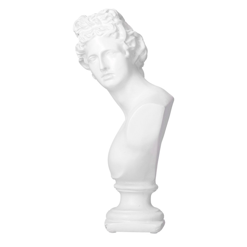 Nordic Style Character Figurine Bust Statue Craft Ornament for Desktop