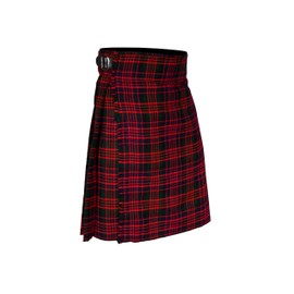 Allsafe Traders Scottish Men's Kilts Tartan Kilt Highland Light Weight Value Kilt (Macdonald, 34''-36'' Belly Button)