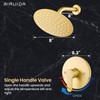 Airuida Single Function Shower Trim Kit Shower Faucet Set Wall