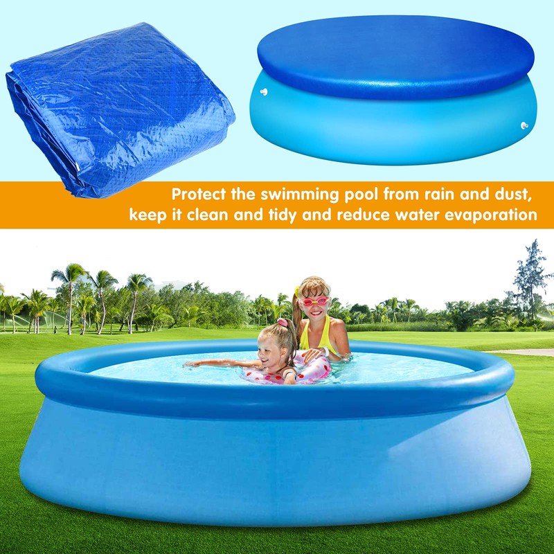 PLULON 6Ft Pool Cover Round Swimming Pool Cover, Round Pool
