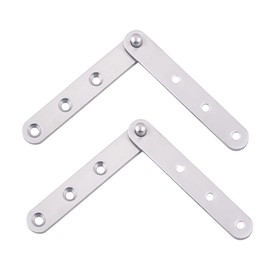 360 Degree Door Pivot Hinge, 57mm x 16mm Stainless Steel Rotation Hidden Door Centre Shaft Pivot Hinges, Heavy Duty Concealed Rotating Door Hinge (99MM)