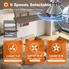 addlon Ceiling Fans with Lights, 42 Inch Low Profile Ceiling