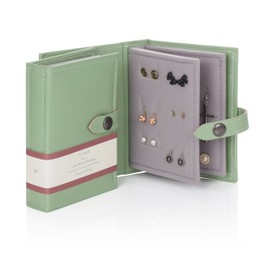 Small Size GREEN - Little Little Book of Earrings - A Small Book for Keeping Your Earrings Safe!
