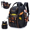 BAGZY 52 Pockets Tool Bag Backpack for Men Tool Backpack