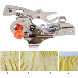 Ruffler Sewing Machine Collecting Presser Foot Low Shank Fixing Presser Foot for Sewing Machine Part Tool