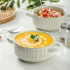 Soup Bowls with Handles, 20 oz French Onion Soup Crocks,