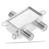 Operitacx Two Splitters Splitter Cable for Headset Cable Splitter Satellite