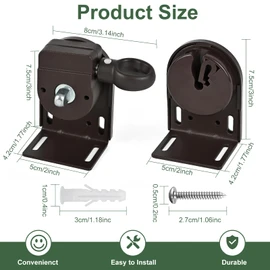 Universal Replacement Installation Accessories for Indoor/Outdoor Sunshade and Roller Blinds