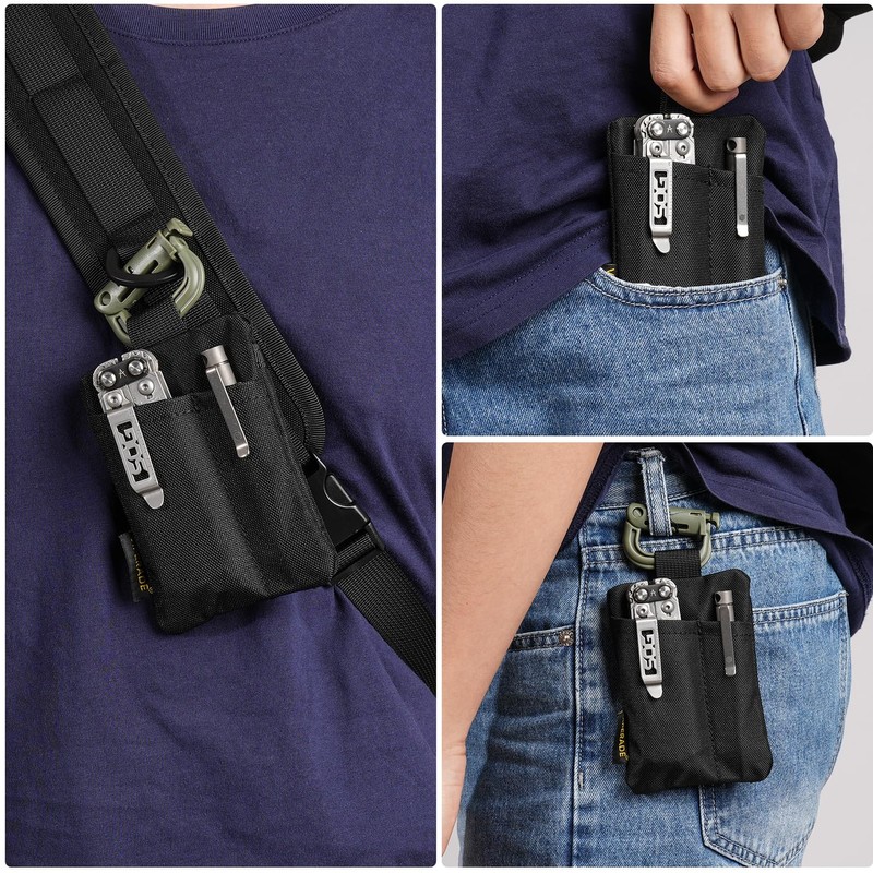 VIPERADE VE29 EDC Pouch, Pocket Organizer with 3 EDC Pocket