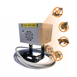 ANTIMARDER LUBERDA ANTIMARDER LUBERDA Marderschutz Silent Light | Hermetisch, ideal fr Dachboden, Loft | Wirkt auf 5 Seiten rundum und nach unten | Stromversorgung 230V