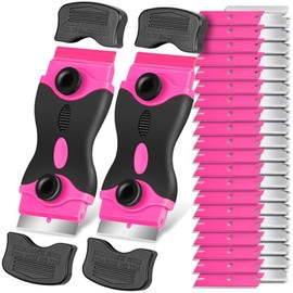 Kit de herramienta de raspador con cuchillas de afeitar - 2 paquetes de raspadores de afeitar y 40 piezas de cuchillas extra, herramienta de raspador 