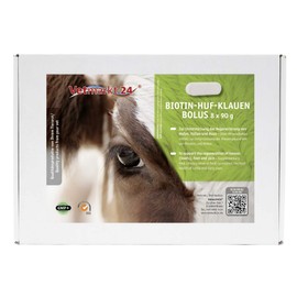 Vetmarkt24 Bolus - Biotin Hoof Claws - Value Pack of 8 - to Support the Hoof Health of Cattle and Cows