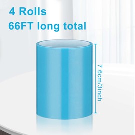 Gartful Resin Tapes for Jewelry, 3inch Wide Seamless Sticky Paper Tape for Epoxy Resin Molding, Traceless Tape for Arts & Crafts, Making River Tables, Jewelry Metal Hollow Frame Bezels, Pendant