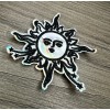 Unbranded IRIDESCENT STELLAR SUN WITH A FACE TATTOO ART STYLE