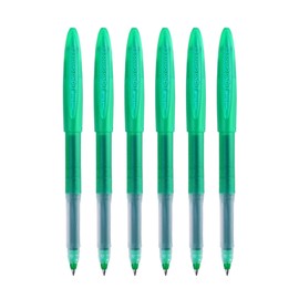 uni-ball Signo UM-170 Gelstick Gel Rollerball Pen - 0.7mm Tip - Green Ink - Pack of 6