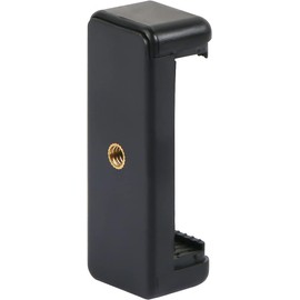 Acuvar Universal Cell Phone Tripod Mount Adapter, Phone Holder Clip Connector Head Used for Monopod Selfie Stick Travel Mini Flexible Tripod and More, 1 Pack