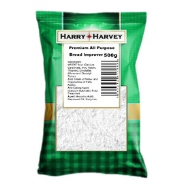 Harry Harvey Premium All Purpose Bread Improver 500g, Dough and bread conditioner, enhancer for home baking and professional use