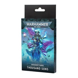 Games Workshop - Warhammer 40,000 Datasheet Cards: Thousand Sons (2025-10th Edition)