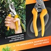 GRÜNTEK Secateurs, Garden Pruning Shears F1, SK5 Blade 48 mm,