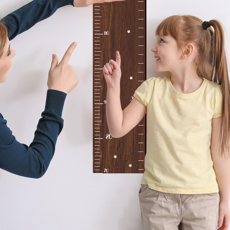 Growth Chart for Kids, Wood Height Chart Kids Toddlers Height