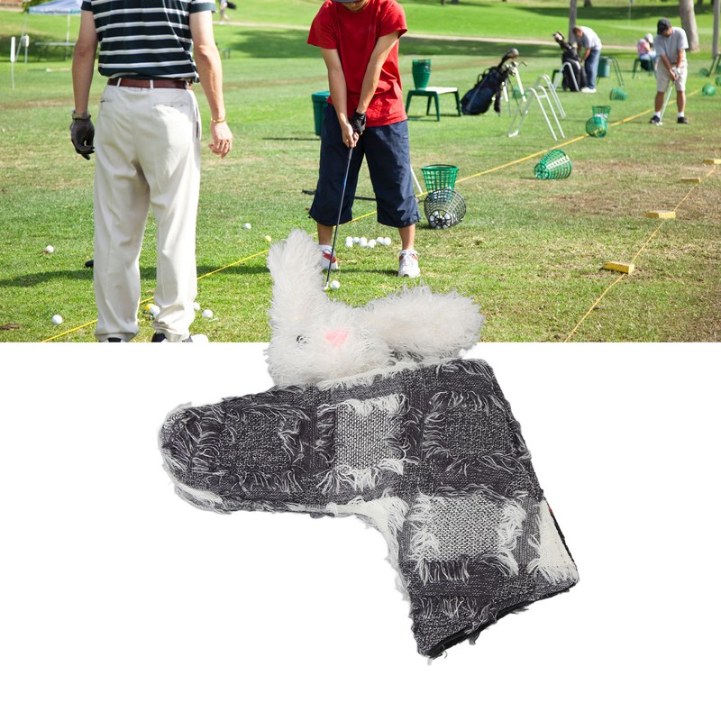 Golf Club Putter Head Cover Thickened Fleece Cute Plush Animal