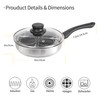Fuexmotco Egg Poacher Pan, Stainless Steel Egg Poaching Pan for
