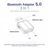 Unbranded 3 in 1 USB Bluetooth 5.0 Audio Transmitter/Re