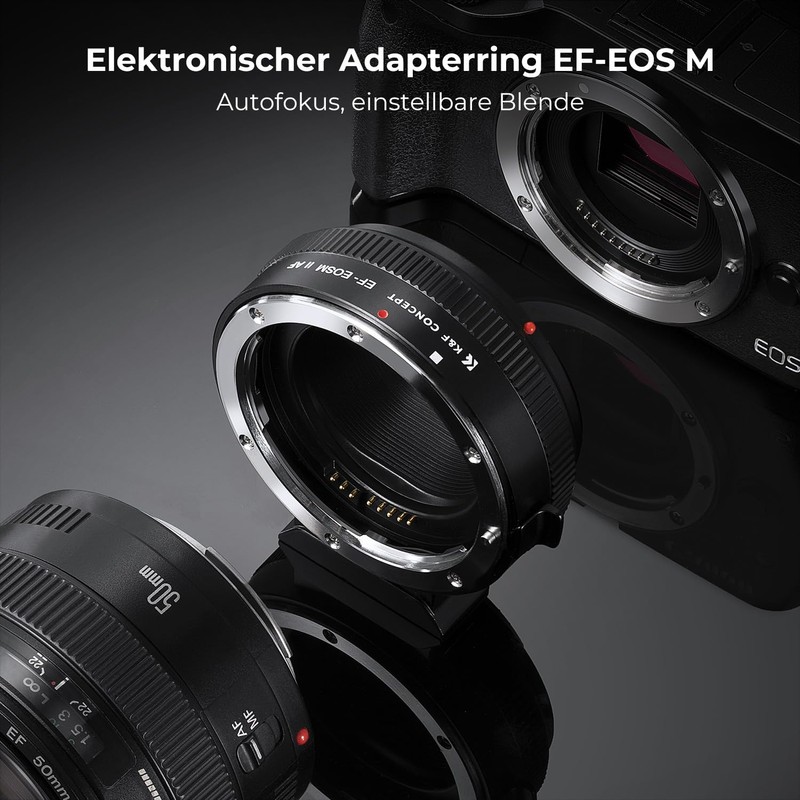 K&F Concept Canon EF/EF-S to EOS M 2nd Generation Metal