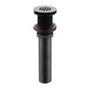Luxier Brass Bathroom Sink Grid Drain Strainer for Vessel and