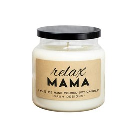 Relax Mama 16.5oz Soy Candle (Frosted Gingerbread)