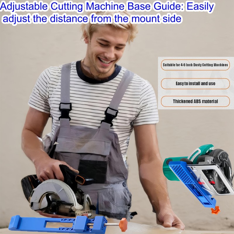 FeBohao Circular Saw Guide Adjustable Cutting Machine Base Guide Table