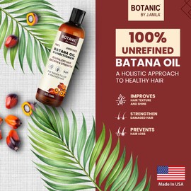 Botanic by J. Amila Batana Oil Conditioner 8oz – Strengthen, Revitalize & Nourish Hair | Promotes Thicker, Fuller Growth & Restores Shine for All Hair Types