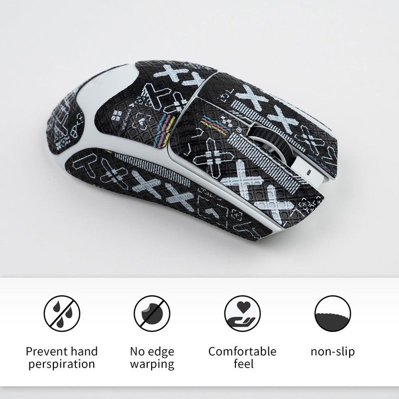 ULTRAEQUIP 2-in-1 Mouse Grip Tape Set for Viper V3 Pro,