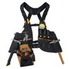 KUNN Leather Tool Vest for Men – Adjustable 37-Pocket Work